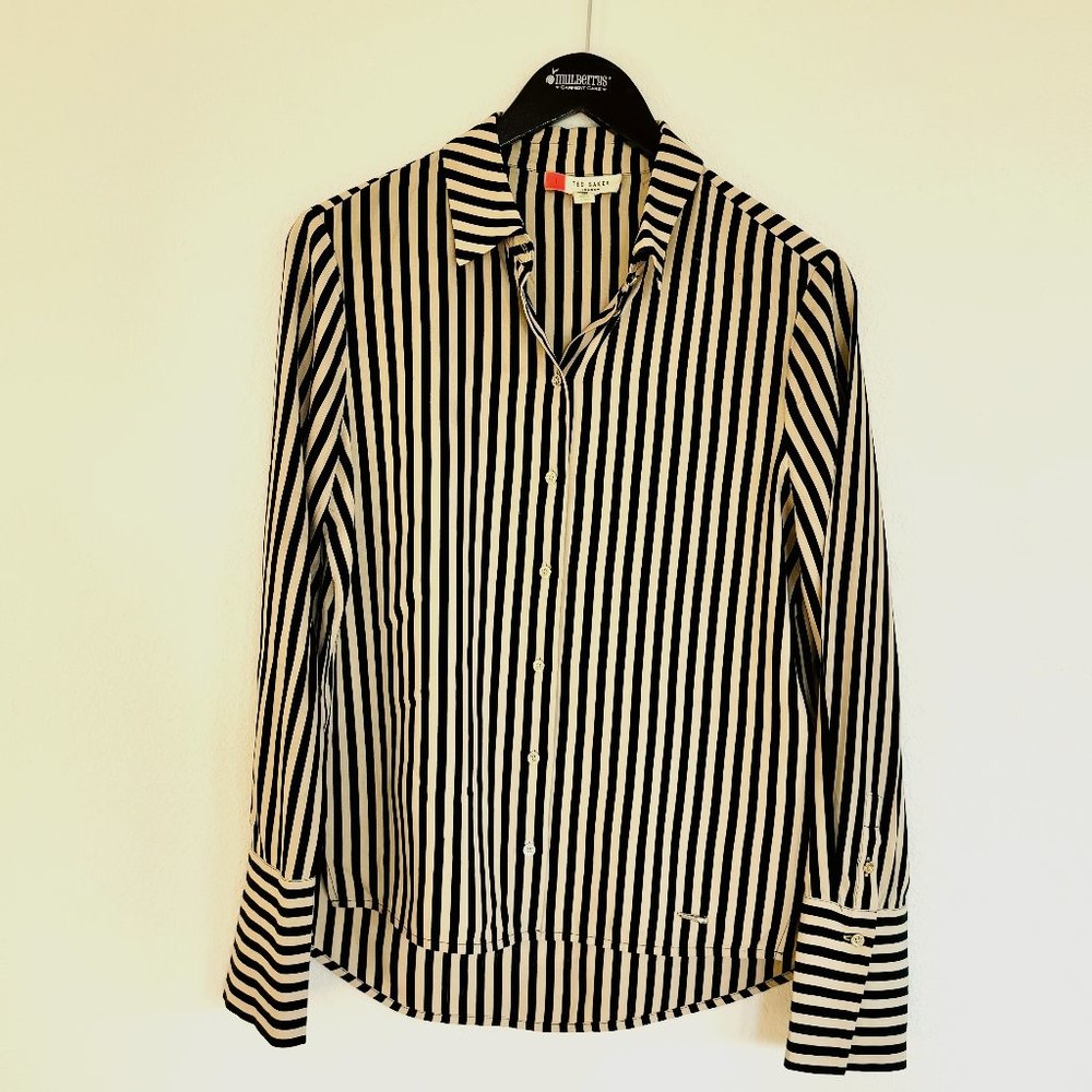 Ted Baker London Women's Striped Button Down Shirt